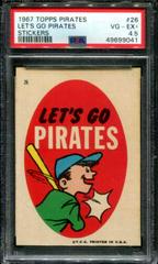 Let's Go Pirates Baseball Cards 1967 Topps Pirates Stickers Prices