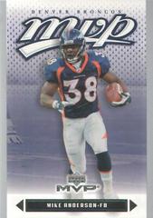 Mike Anderson [Silver] Football Cards 2003 Upper Deck MVP Prices