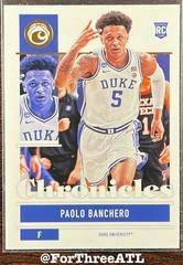 Paolo Banchero [Bronze] Basketball Cards 2022 Panini Chronicles Draft Picks Prices