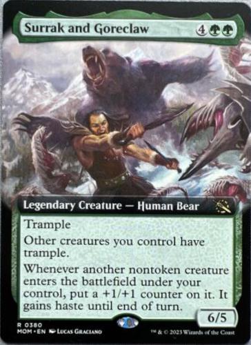 Surrak and Goreclaw [Extended Art] #380 Prices | Magic March of the ...