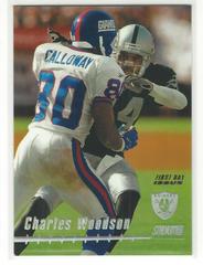 Charles Woodson [First Day Issue] Football Cards 1999 Stadium Club Prices