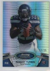 Robert Turbin [Prism Refractor] #85 Football Cards 2012 Bowman Sterling Prices