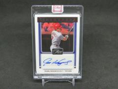 Ivan Rodriguez [Red] #LS-IR Baseball Cards 2022 Panini Three and Two Legendary Signatures Prices