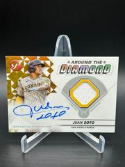 Juan Soto [Gold] #ADR-JSO Baseball Cards 2023 Topps Pristine Around the Diamond Autograph Relic Prices