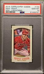 Mike Trout [Mini Crouching] Baseball Cards 2016 Topps Gypsy Queen Prices
