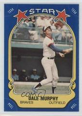 Dale Murphy Baseball Cards 1981 Fleer Star Stickers Prices