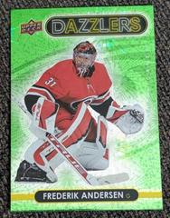 Frederik Andersen [Green] Hockey Cards 2021 Upper Deck Dazzlers Prices
