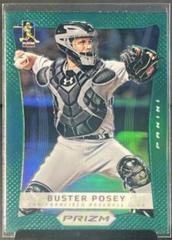 Buster Posey [Green Prizm] #1 Baseball Cards 2012 Panini Prizm Prices