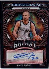 Manu Ginobili [Red] Basketball Cards 2021 Panini Obsidian Galaxy Autographs Prices