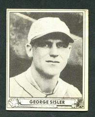 George Sisler #179 Baseball Cards 1940 Play Ball Prices