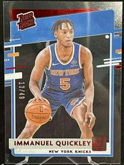 Immanuel Quickley [Red] #77 Basketball Cards 2020 Panini Clearly Donruss Prices