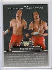 The Usos, Wild Samoans Wrestling Cards 2010 Topps Platinum WWE Legendary Superstars Prices