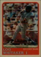 Lou Whitaker #30 Baseball Cards 1988 Sportflics Prices