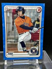 Jeremy Pena [Blue] #BP-61 Baseball Cards 2020 Bowman Paper Prospects Prices