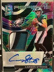 Carson Strong [Celestial] Football Cards 2022 Panini Spectra Aspiring Patch Autographs Prices