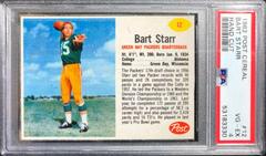 Bart Starr [Hand Cut] #12 Football Cards 1962 Post Cereal Prices