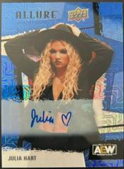 Julia Hart [Autograph Blue] #148 Wrestling Cards 2022 Upper Deck Allure AEW Prices