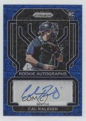 Cal Raleigh [Blue Donut Circles Prizm] #RA-CR Baseball Cards 2022 Panini Prizm Rookie Autographs Prices