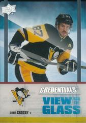 Sidney Crosby Hockey Cards 2021 Upper Deck Credentials View from the Glass Prices