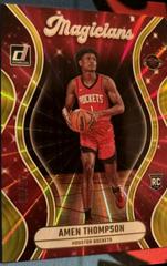 Amen Thompson [Yellow] #3 Basketball Cards 2023 Panini Donruss Magicians Prices