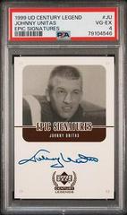 Johnny Unitas #JU Football Cards 1999 Upper Deck Century Legends Epic Signatures Prices