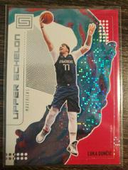 Luka Doncic [Red] Basketball Cards 2019 Panini Status Upper Echelon Prices