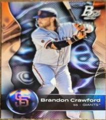Brandon Crawford [Platinum Bar] #3 Baseball Cards 2023 Bowman Platinum Prices