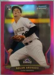 Nolan Arenado [Pink Refractor] #24 Baseball Cards 2013 Bowman Chrome Prices