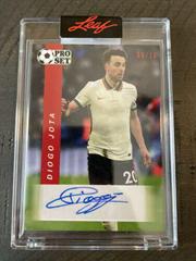 Diogo Jota [Red] Soccer Cards 2022 Pro Set Autographs Prices