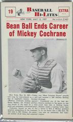 Bean Ball Ends Baseball Cards 1960 NU Card Baseball Hi Lites Prices