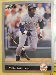 Mel Hall #88 Baseball Cards 1992 Leaf Prices