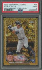 Aaron Judge [Mini Diamond Gold] #99 Baseball Cards 2023 Topps Gilded Collection Prices