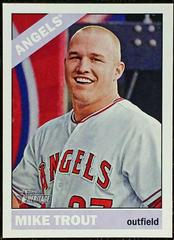 Mike Trout [Mini] #500 Baseball Cards 2015 Topps Heritage Prices