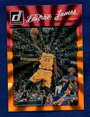 LeBron James [Orange Laser] Basketball Cards 2016 Panini Donruss Prices