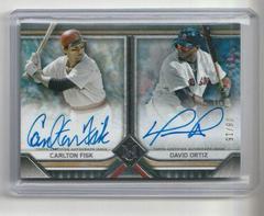 David Ortiz, Carlton Fisk #DA-FO Baseball Cards 2023 Topps Museum Collection Dual Autographs Prices
