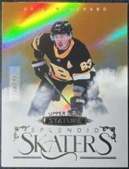 Brad Marchand [Orange] #SS-25 Hockey Cards 2022 Upper Deck Stature Splendid Skaters Prices