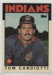 Tom Candiotti Baseball Cards 1986 Topps Traded Tiffany Prices