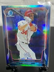 Bryce Harper [Bubbles Refractor] #175 Baseball Cards 2014 Bowman Chrome Prices
