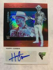 Happy Corbin [Red] Wrestling Cards 2022 Panini Chronicles WWE Flux Autographs Prices