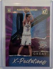 Aleksej Pokusevski [Purple Laser] Basketball Cards 2020 Donruss Great X-Pectations Prices