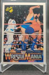 Hacksaw' Jim Duggan, Earthquake #119 Wrestling Cards 1990 Classic WWF The History of Wrestlemania Prices