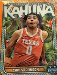 Chris Johnson [Orange] #BK-19 Basketball Cards 2023 Bowman Chrome University The Big Kahuna Prices