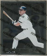 Wade Boggs #9 Baseball Cards 1996 Leaf Steel Prices