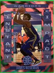 James Wiseman [Pink] Basketball Cards 2020 Panini Illusions Instant Impact Prices