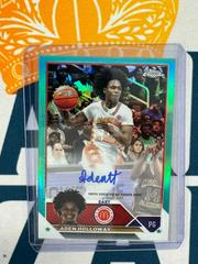 Aden Holloway [Aqua] #CA-AH Basketball Cards 2023 Topps Chrome McDonald's All American Autographs Prices