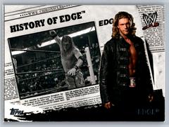 Edge #HO3 Wrestling Cards 2010 Topps WWE History Of Prices