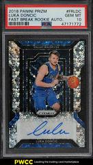Luka Doncic Basketball Cards 2018 Panini Prizm Fast Break Rookie Autographs Prices