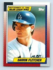 Darrin Fletcher #38 Baseball Cards 1990 Topps Major League Debut Prices