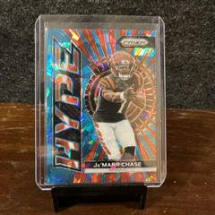 Ja'Marr Chase [Blue Ice] #H-8 Football Cards 2023 Panini Prizm Hype Prices
