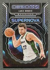 Luka Doncic #7 Basketball Cards 2021 Panini Obsidian Supernova Prices